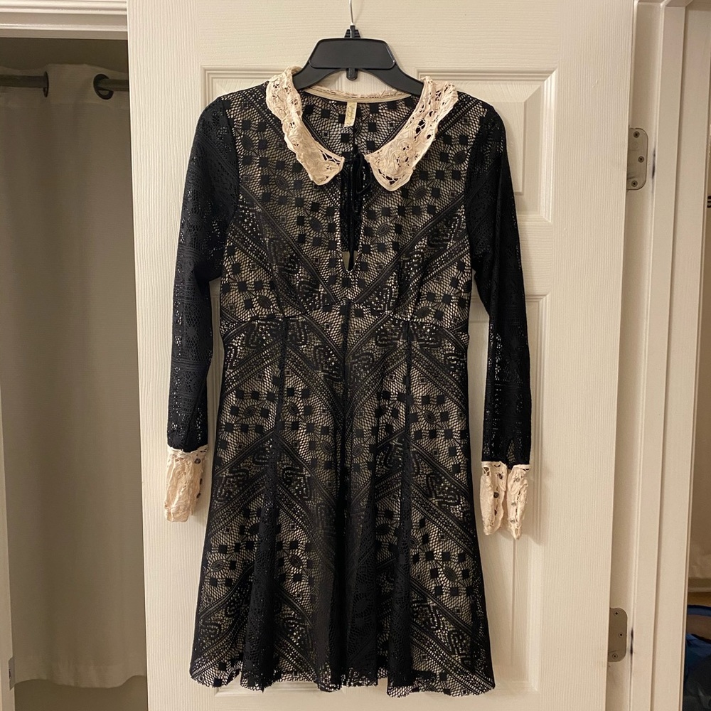 Free People Talk the Talk lace dress - Picture 1 of 4